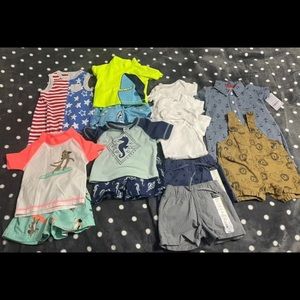 Baby boy clothes and swim bundle